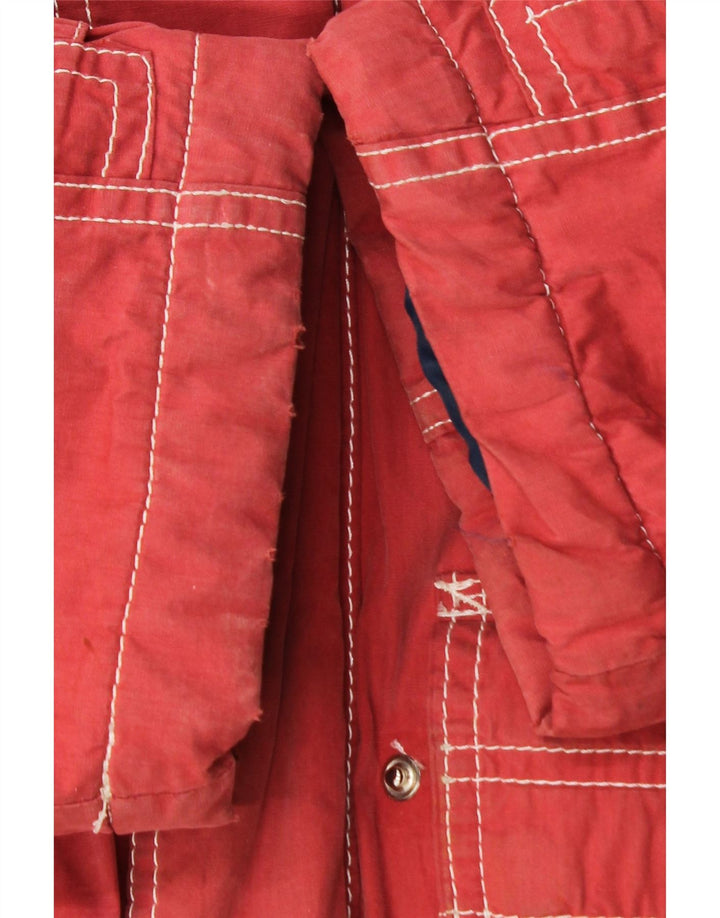 Vintage Mens Windbreaker Jacket UK 42 XL Red