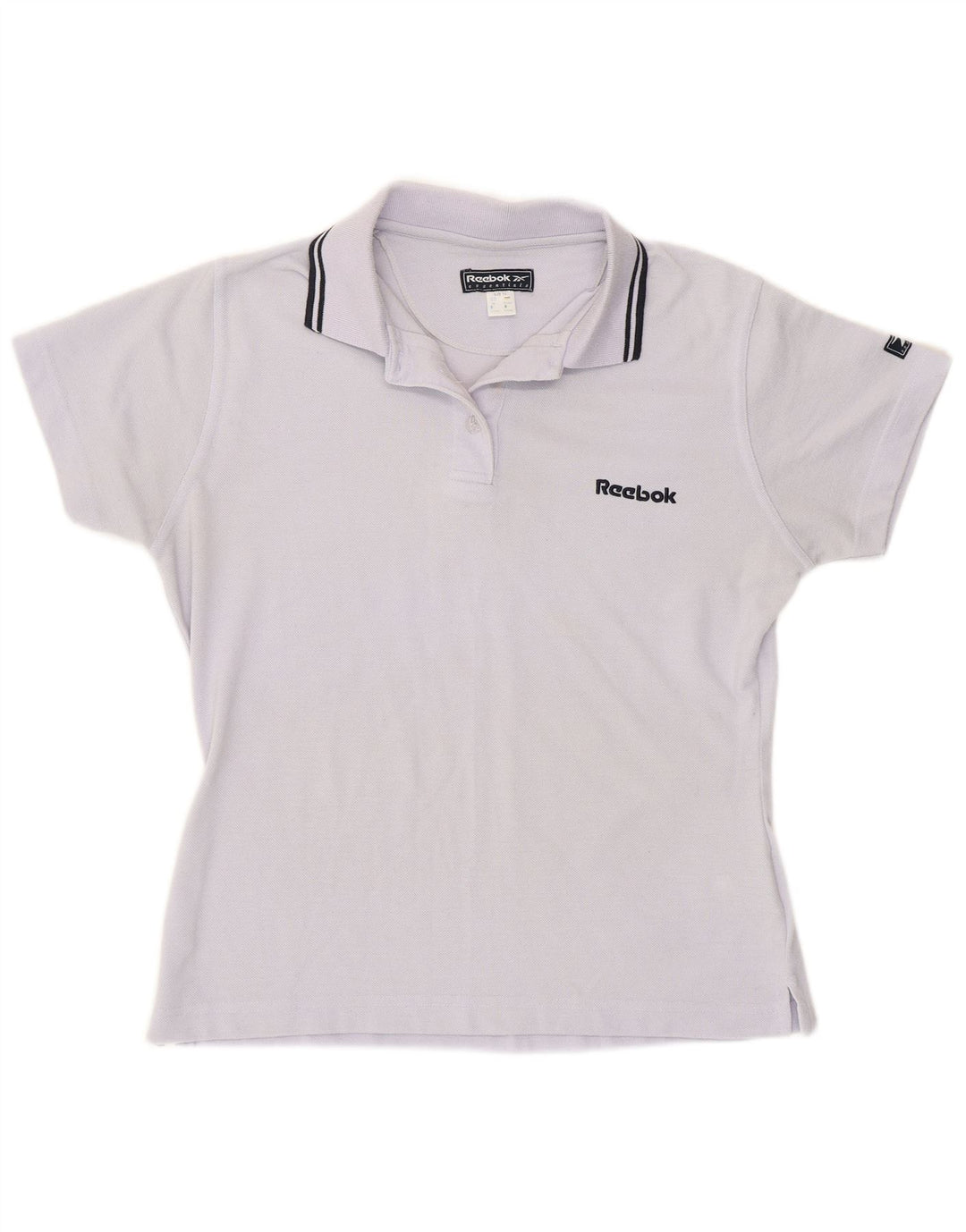 Reebok Womens Polo Shirt UK 14 Large Purple Polyester