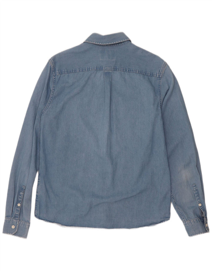 Calvin Klein Jeans Mens Regular Fit Denim Shirt Medium Blue Cotton