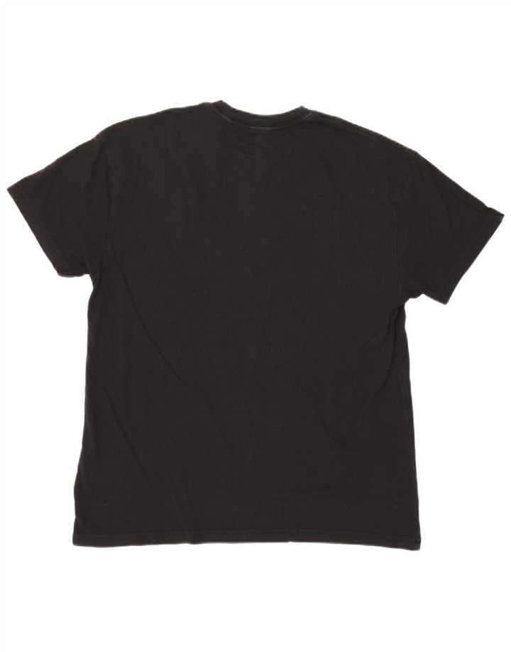 VANS Mens T-Shirt Top Medium Black Cotton