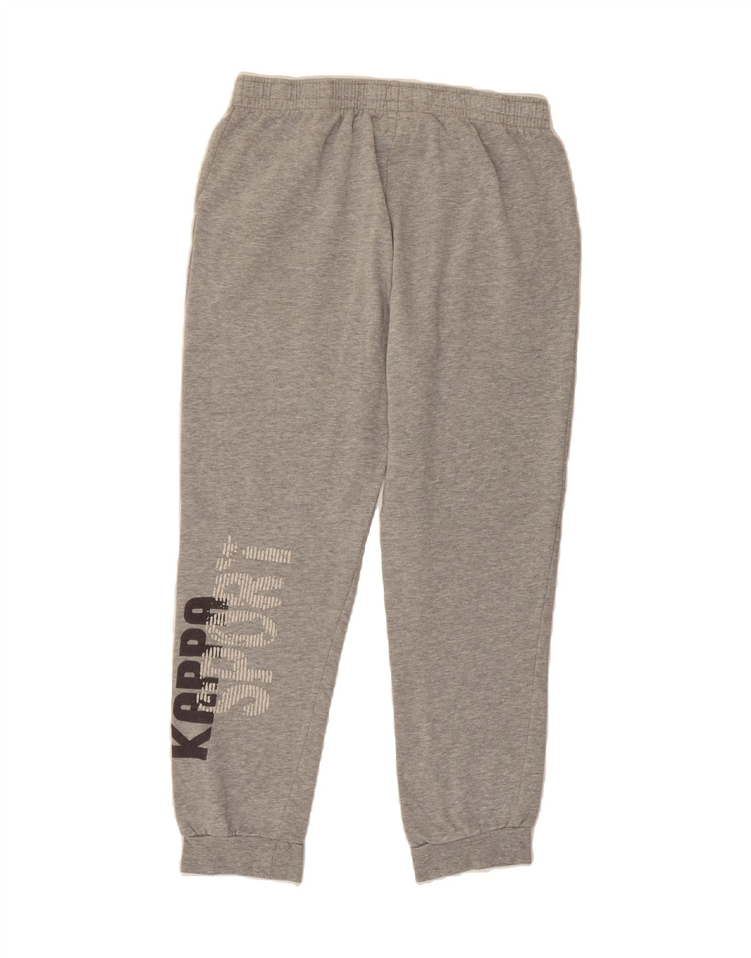 KAPPA Mens Graphic Tracksuit Trousers Joggers Large  Grey Vintage Kappa and Second-Hand Kappa from Messina Hembry 