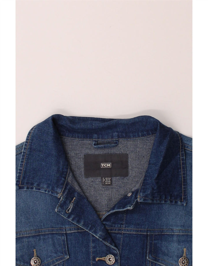 TCM Womens Denim Jacket UK 16/18 Large Blue Cotton Vintage TCM and Second-Hand TCM from Messina Hembry 
