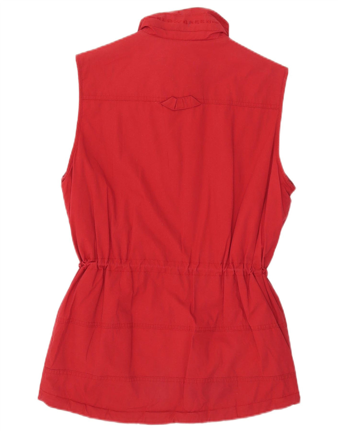 Vintage Womens Gilet UK 10 Small Red