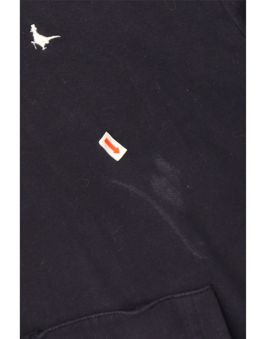 JACK WILLS Mens Hoodie Jumper Small Navy Blue Cotton