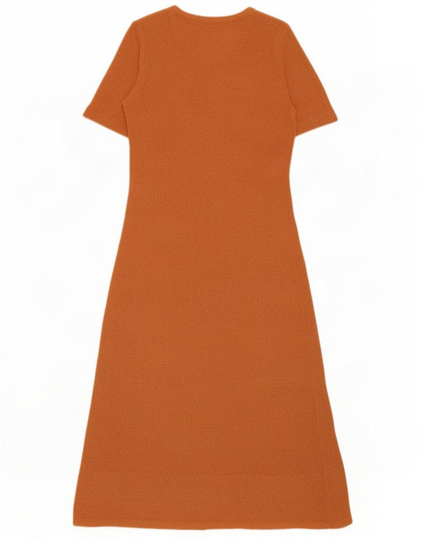 De Pietri Womens Maxi Dress IT 42 Medium Orange