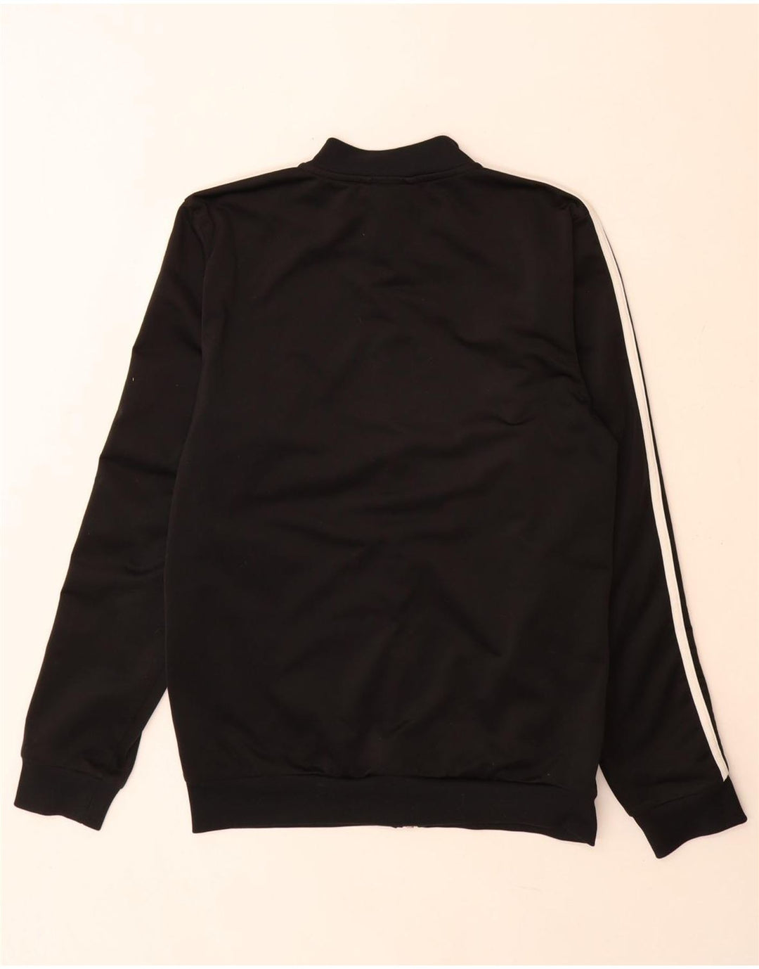 Adidas Mens Tracksuit Top Jacket Small Black Polyester