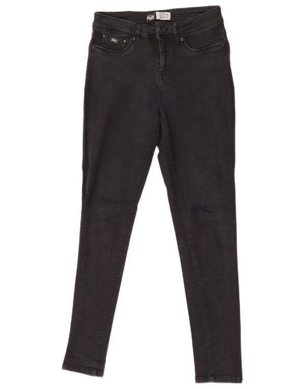 Superdry Womens Sophia Skinny Jeans W26 L30 Black Cotton