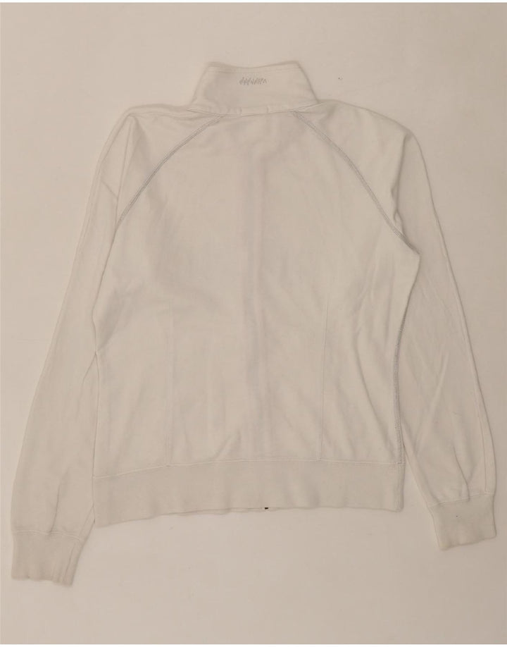 CHAMPION Womens Heritage Fit Tracksuit Top Jacket UK 14 Medium White Vintage Champion and Second-Hand Champion from Messina Hembry 