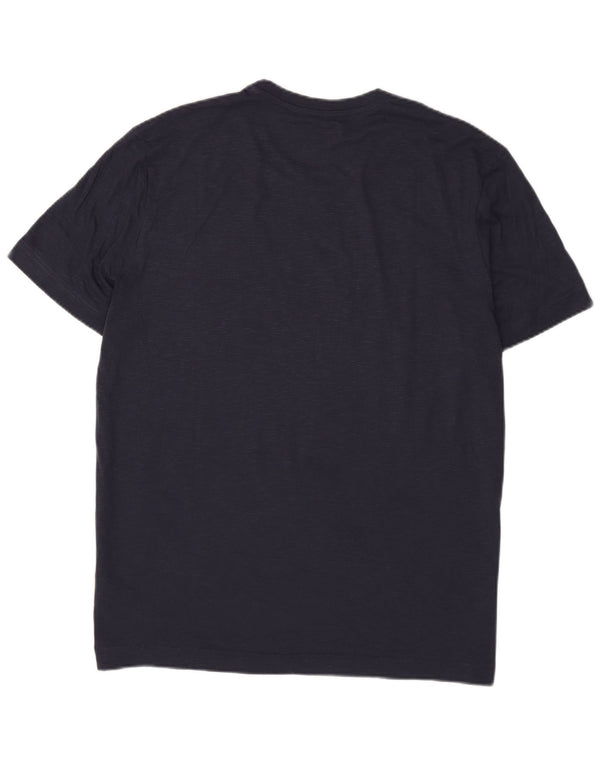 Lotto Mens Graphic T-Shirt Top 3XL Navy Blue Polyester