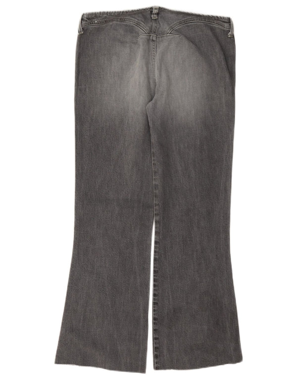 Diesel Womens Flared Jeans W26 L27 Grey Cotton