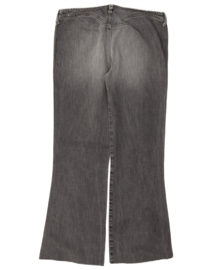 Diesel Womens Flared Jeans W26 L27 Grey Cotton