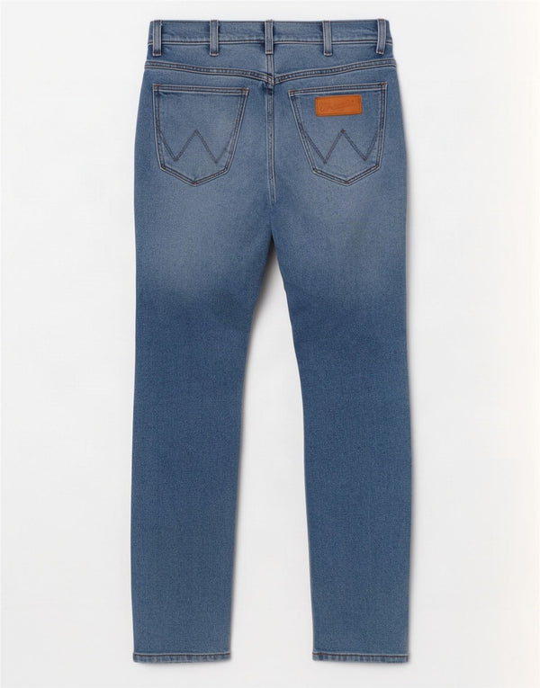 Wrangler Mens Larston Slim Jeans W28 L32 Blue Cotton
