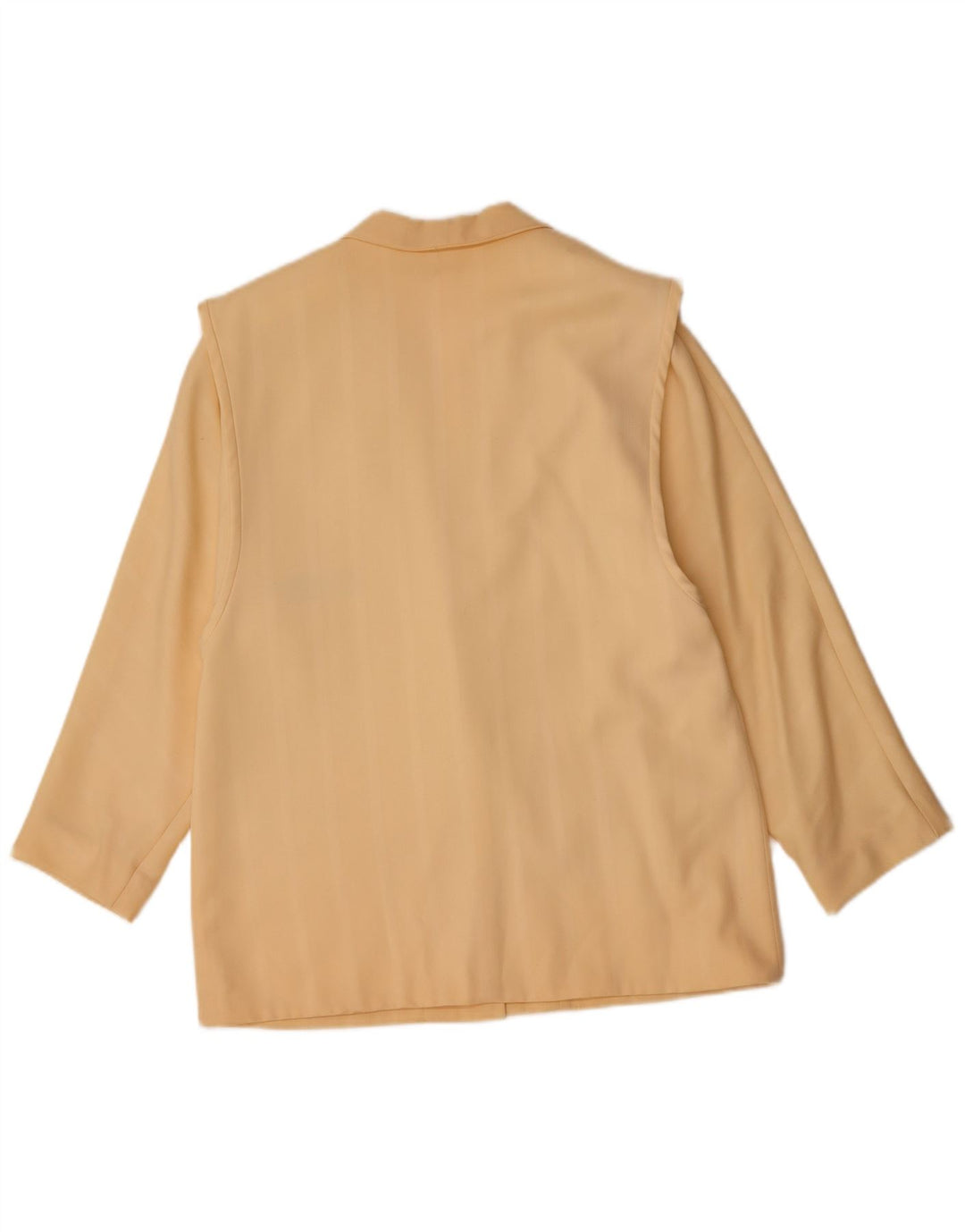 PAL ZILERI Womens 1 Button Blazer Jacket IT 44 Medium Yellow Virgin Wool