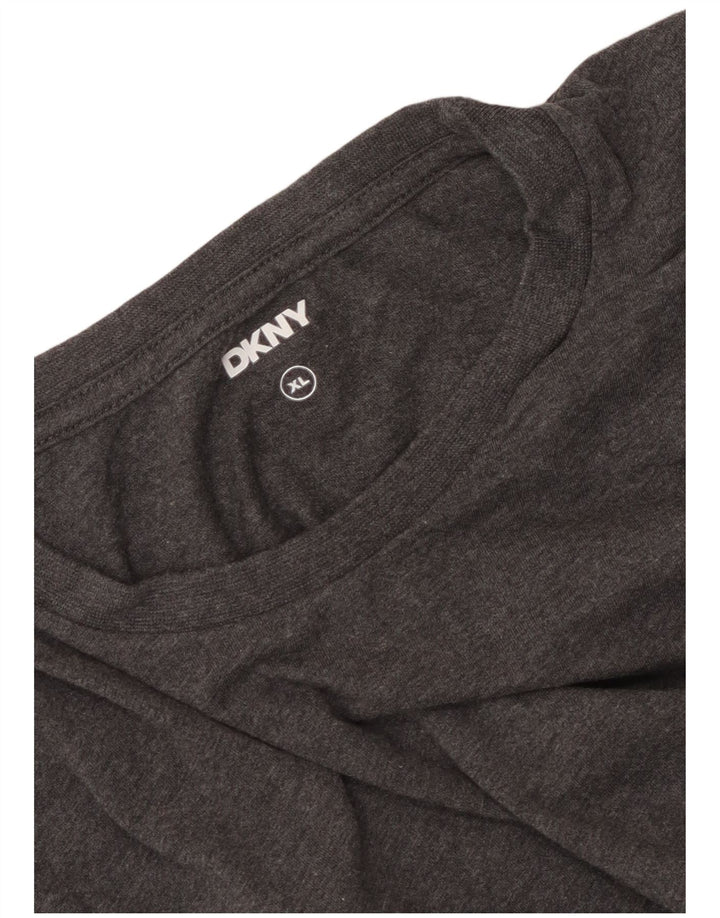 Dkny Mens T-Shirt Top XL Grey