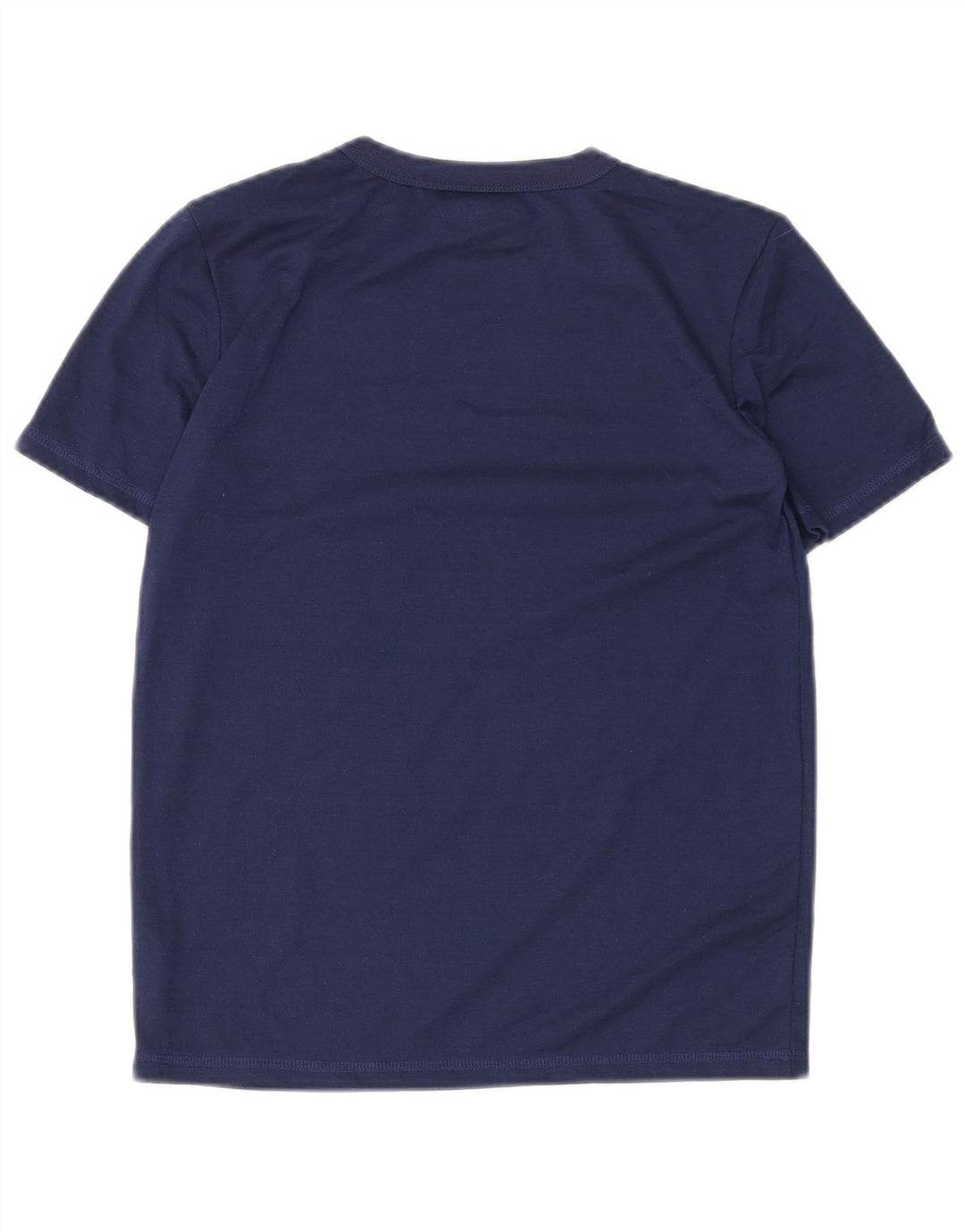 EDDIE BAUER Boys T-Shirt Top 10-11 Years Medium Navy Blue Polyester