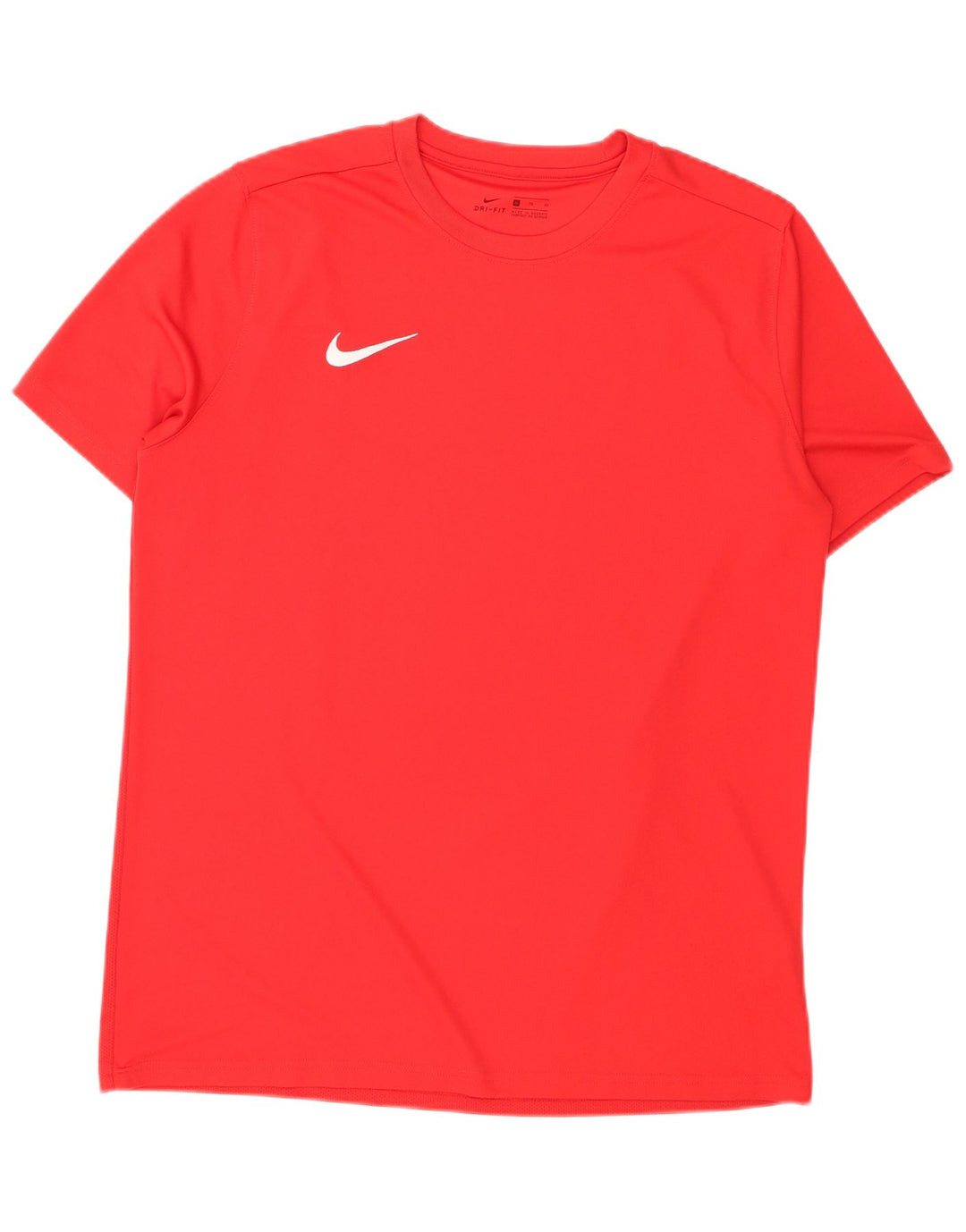 Nike Mens Dri Fit T-Shirt Top Medium Red Polyester
