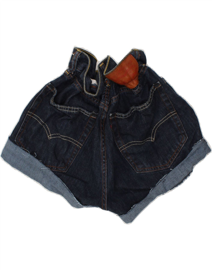 LEVI'S Womens 505 Denim Shorts W24 XS Navy Blue Vintage Levi's and Second-Hand Levi's from Messina Hembry 