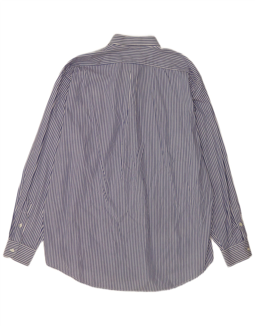 NANI BON Mens Shirt Size 42 Large Blue Pinstripe