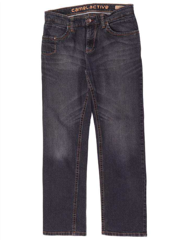 Camel Active Mens Straight Jeans W34 L32 Blue Cotton