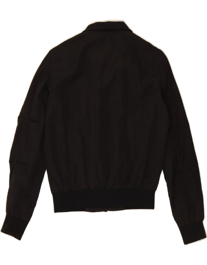 BLAUER Womens Bomber Jacket UK 14 Large Black Vintage Blauer and Second-Hand Blauer from Messina Hembry 