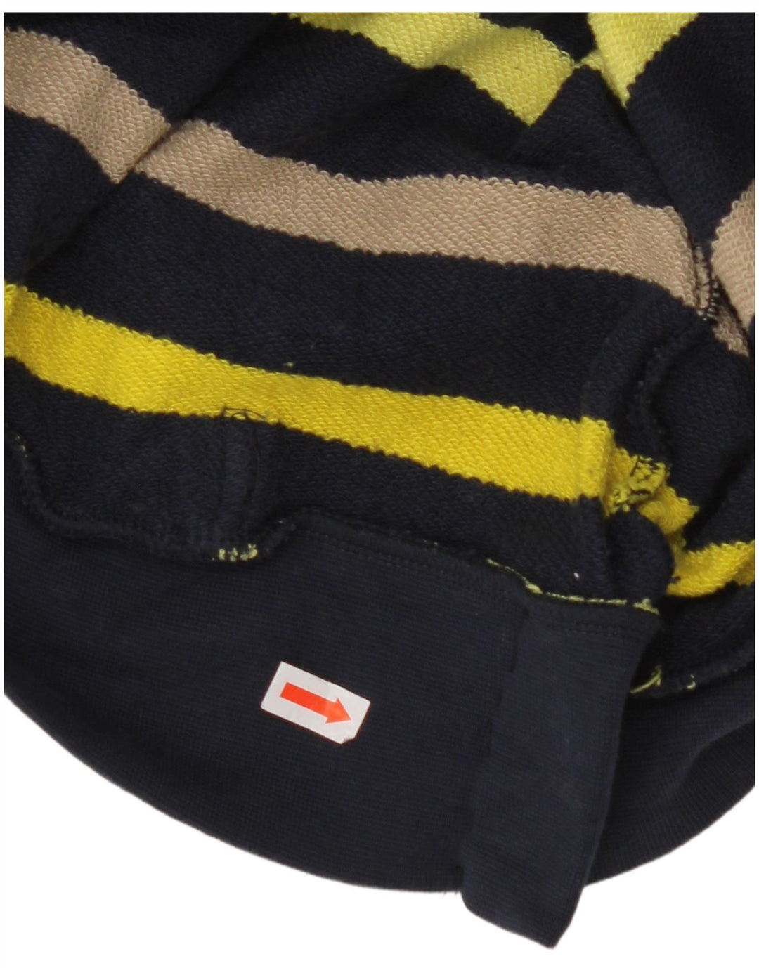 ADIDAS Mens Hoodie Jumper Large Multicoloured Striped Cotton