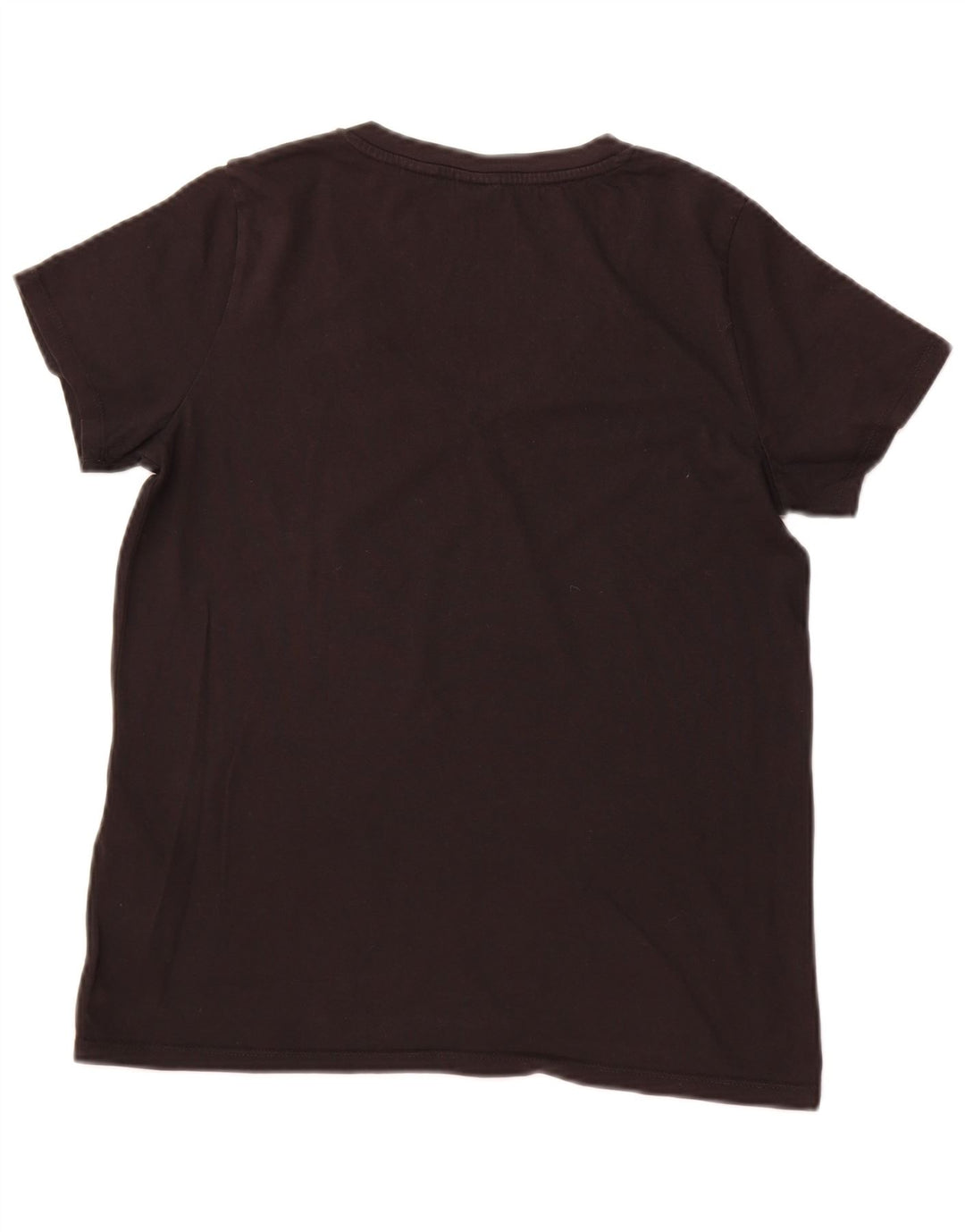 LEVI'S Womens T-Shirt Top UK 12 Medium Black Cotton