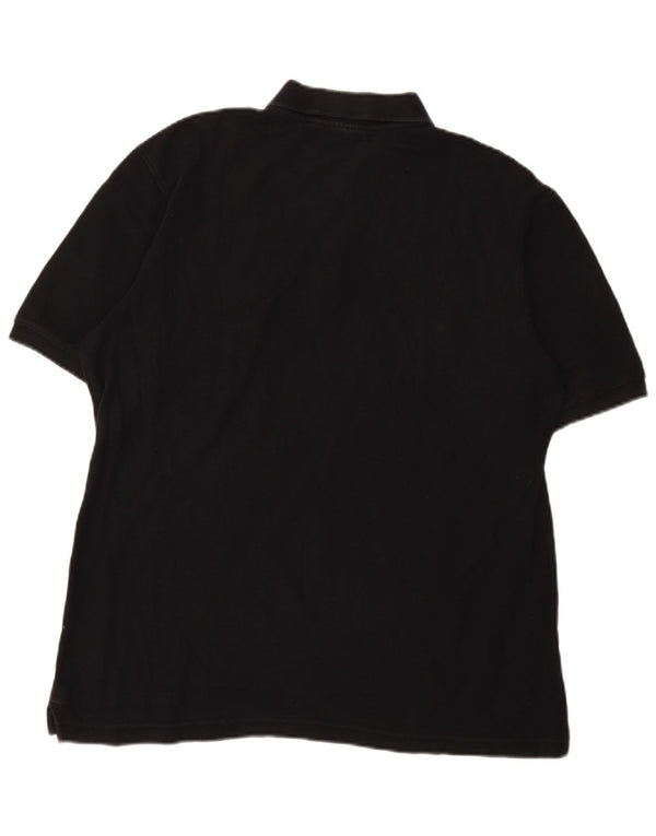 Fila Mens Polo Shirt IT 54 XL Black Cotton