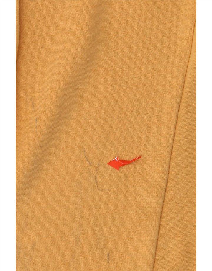 ADIDAS Womens Tracksuit Trousers Joggers UK 6 XS Yellow Cotton