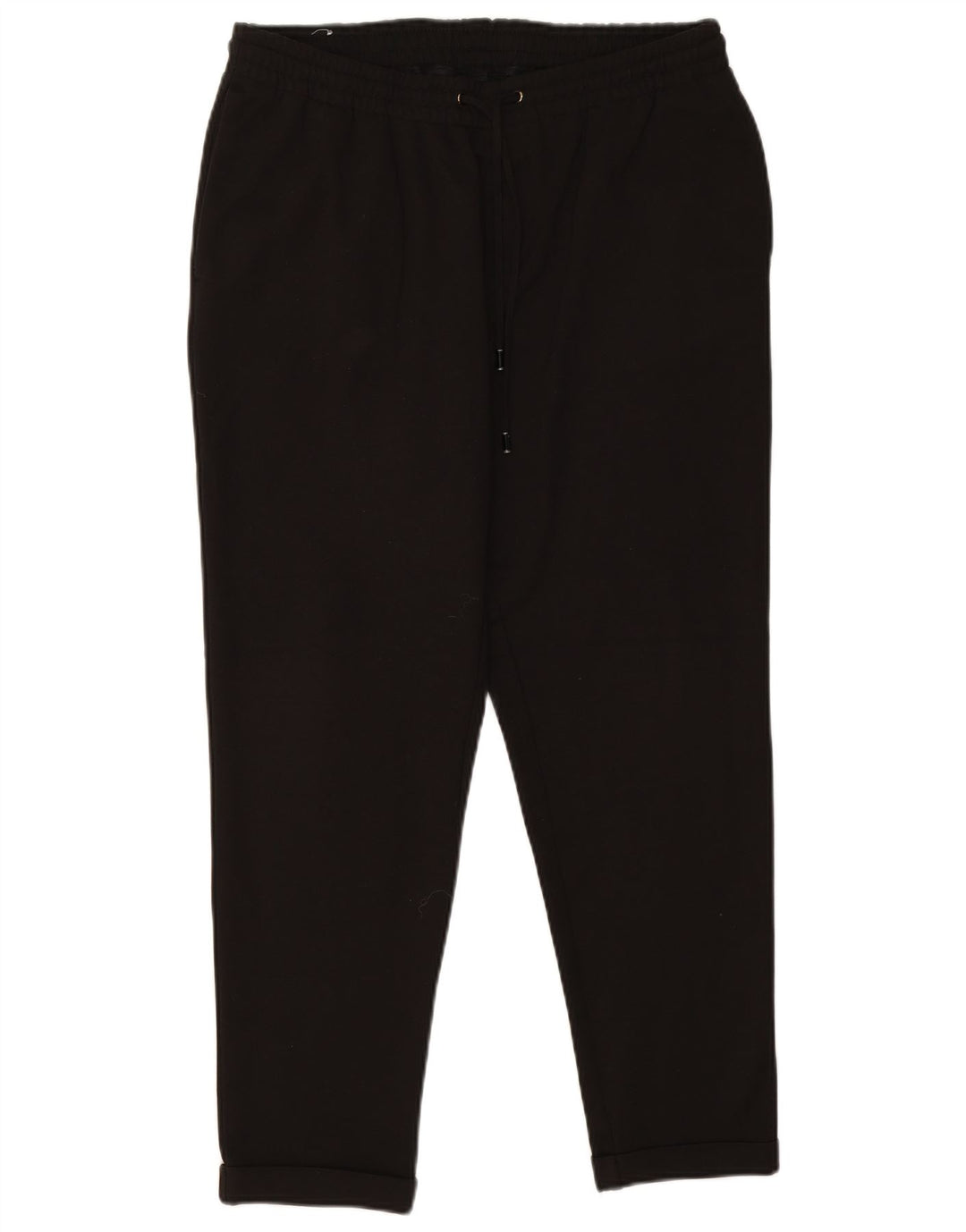 Zara Mens Slim Chino Trousers Large W32 L27 Black Polyester