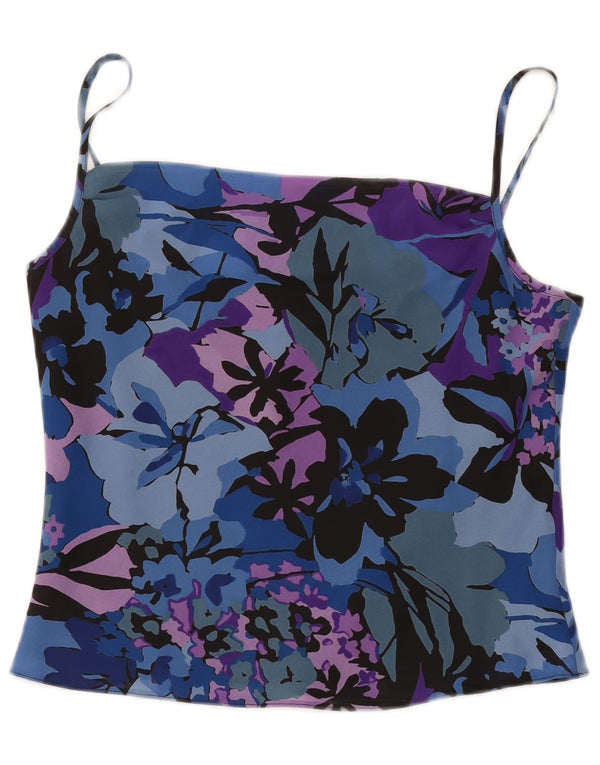 St. Bernard Womens Crop Cami Top UK 12 Medium Multicoloured Floral