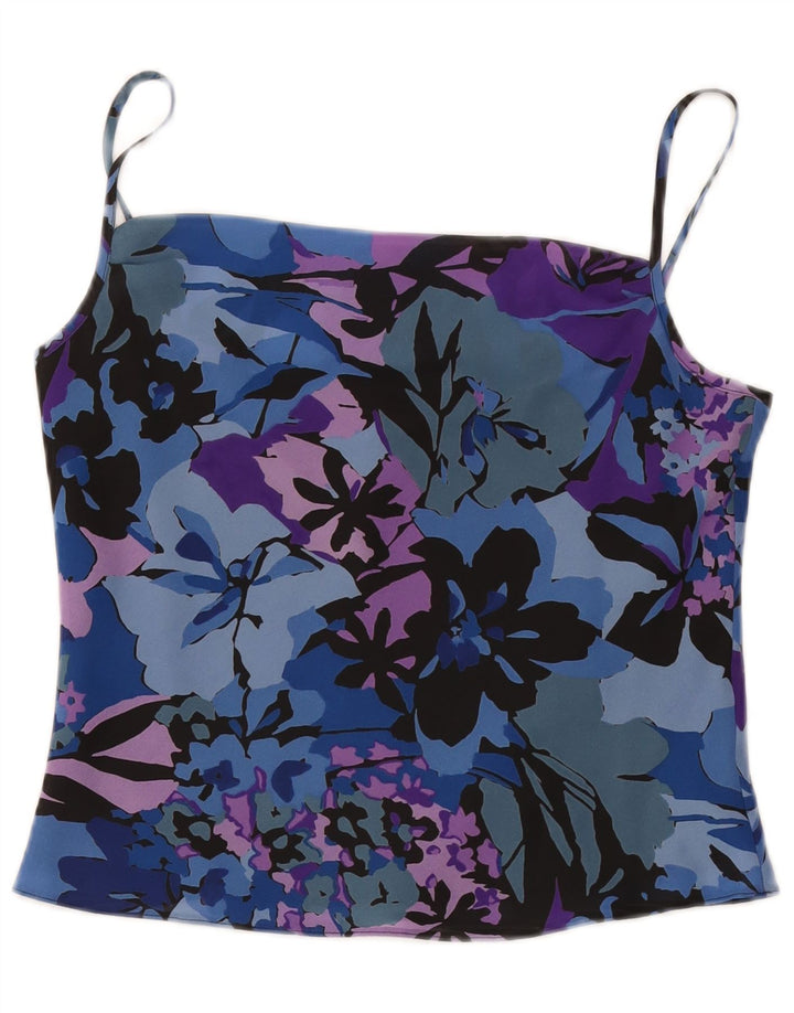 St. Bernard Womens Crop Cami Top UK 12 Medium Multicoloured Floral