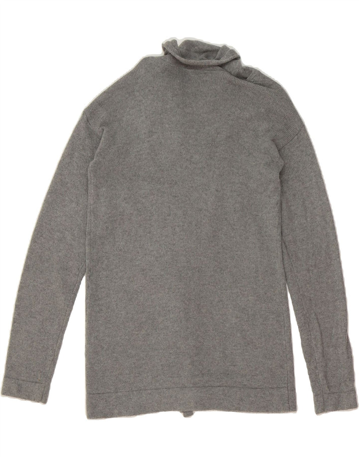 J. CREW Womens Cardigan Sweater UK 10 Small Grey Viscose Vintage J. Crew and Second-Hand J. Crew from Messina Hembry 