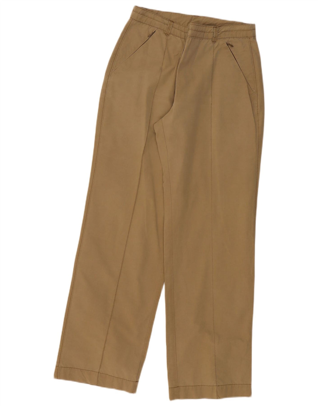 INVICTA Mens Straight Casual Trousers IT 48 Medium W30 L32 Beige Cotton