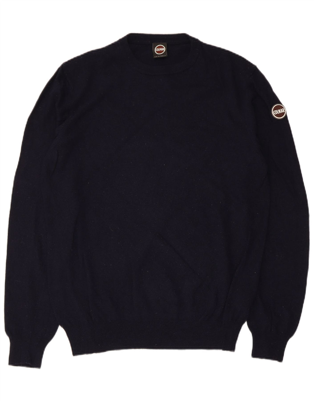 Colmar Mens Crew Neck Jumper Sweater XL Navy Blue Polyamide