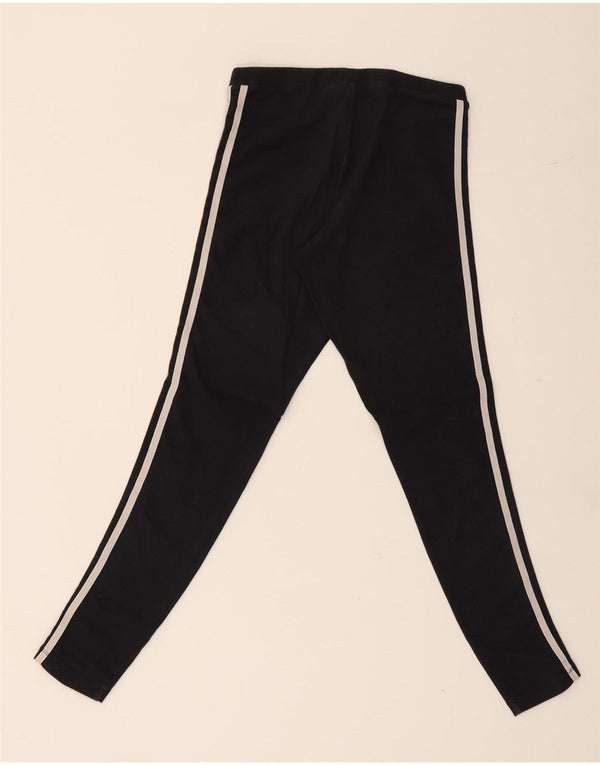 Adidas Womens Leggings UK 10 Small Black Cotton