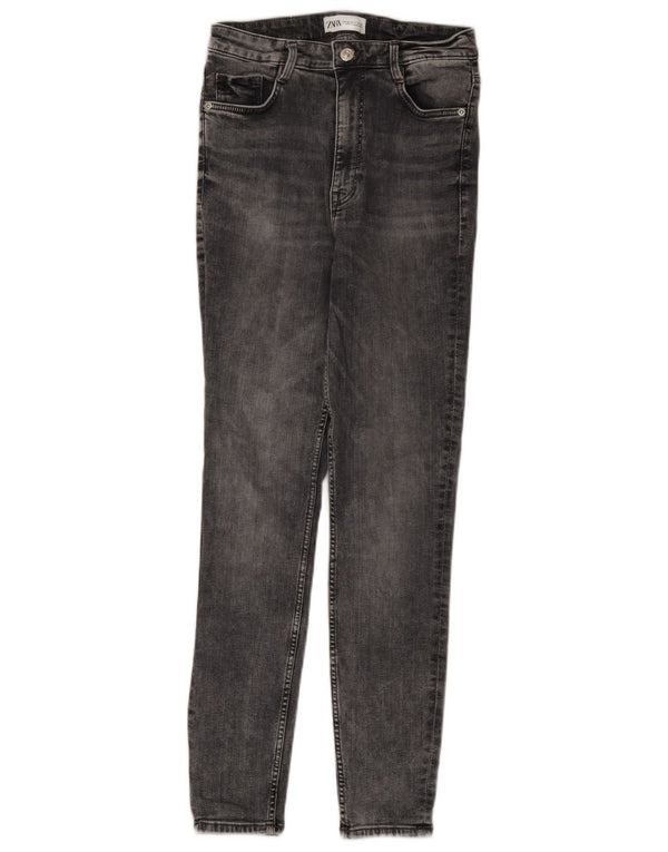 Zara Womens Skinny Jeans EU 38 Small W28 L28 Grey Cotton