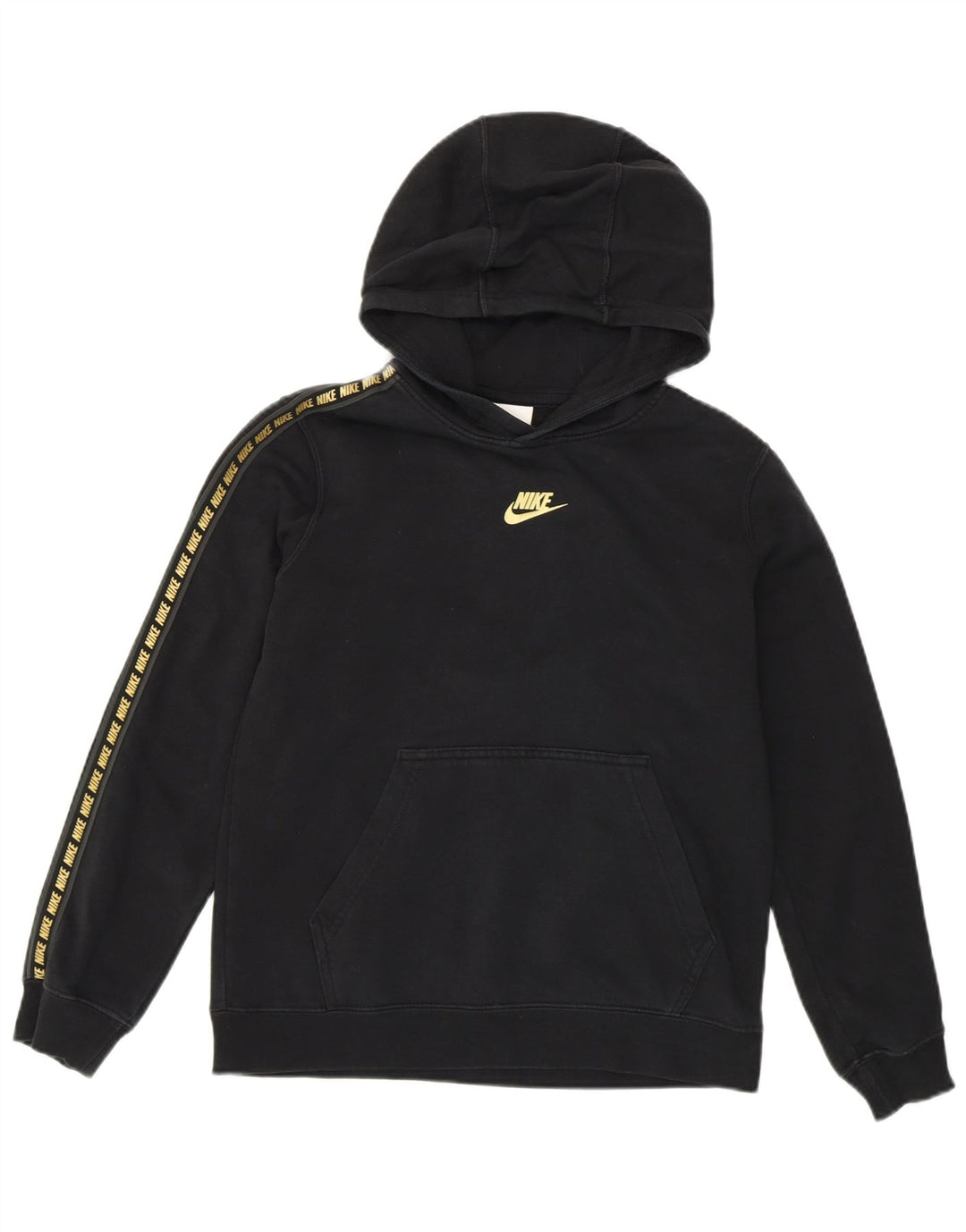 Nike Girls Loose Fit Graphic Full Tracksuit 12-13 Years Large Black Cotton