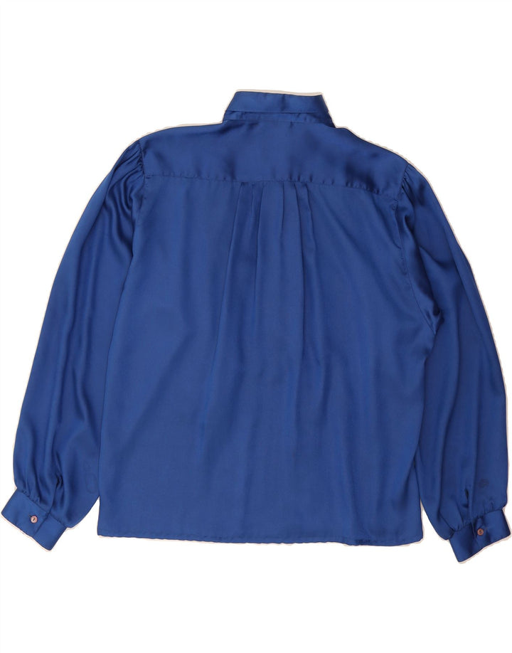 MADELEINE Womens Oversized Shirt Blouse EU 44 XL Blue Polyester Vintage Madeleine and Second-Hand Madeleine from Messina Hembry 