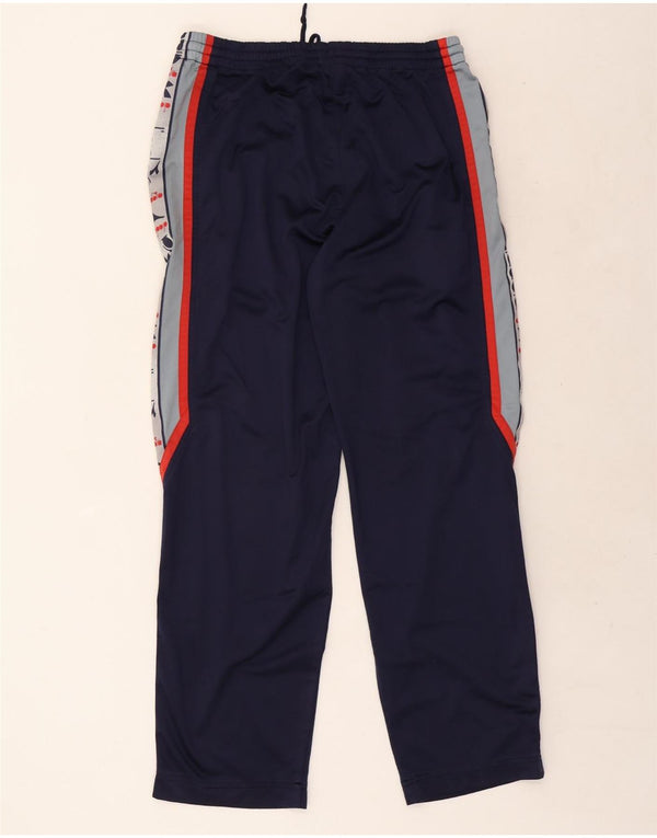DIADORA Mens Graphic Tracksuit Trousers Joggers XL Navy Blue Colourblock