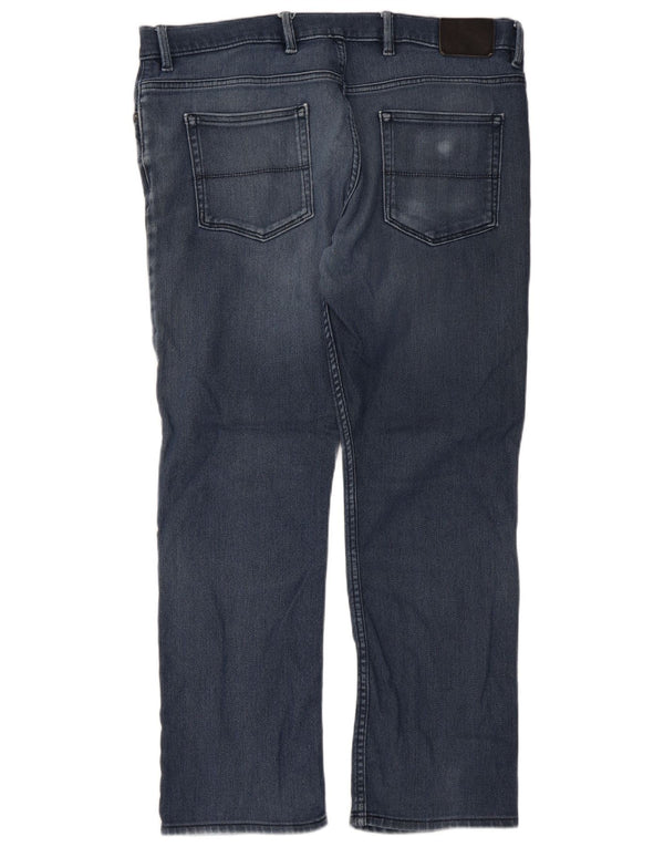 Marks & Spencer Womens Straight Jeans W38 L31 Blue Cotton
