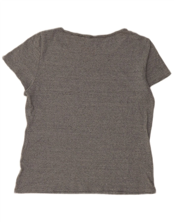 Levi's Womens Crop T-Shirt Top XL Grey Flecked Cotton