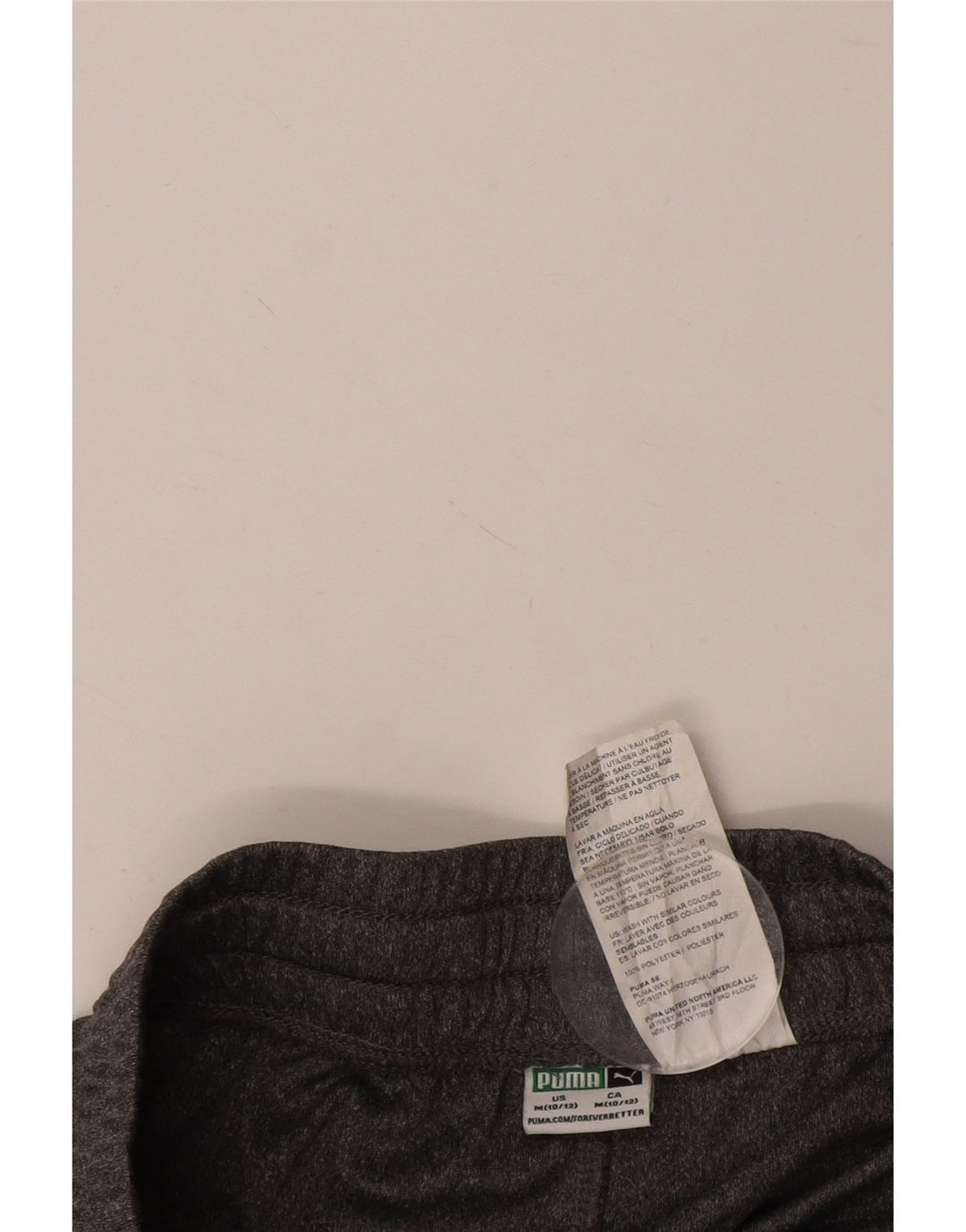 PUMA Boys Sport Shorts 10-11 Years Medium Grey Polyester