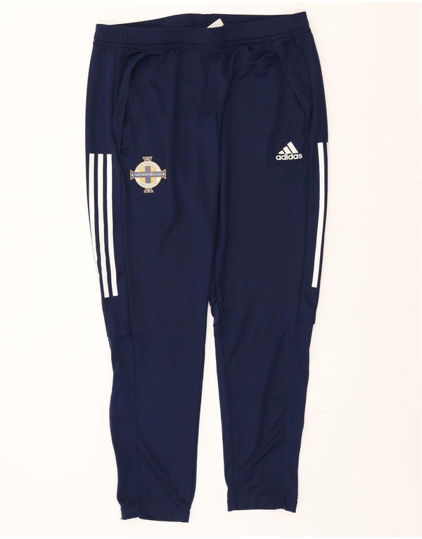 Adidas Mens Northern Ireland Schools Tracksuit Trousers XL Navy Blue