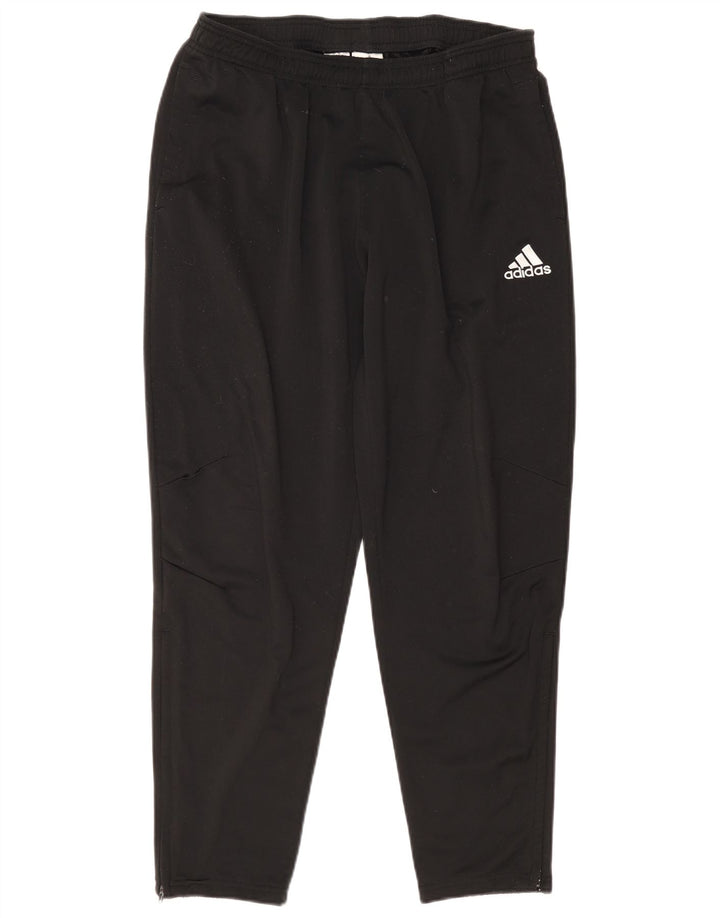 Adidas Mens Tracksuit Trousers Large Black Polyester