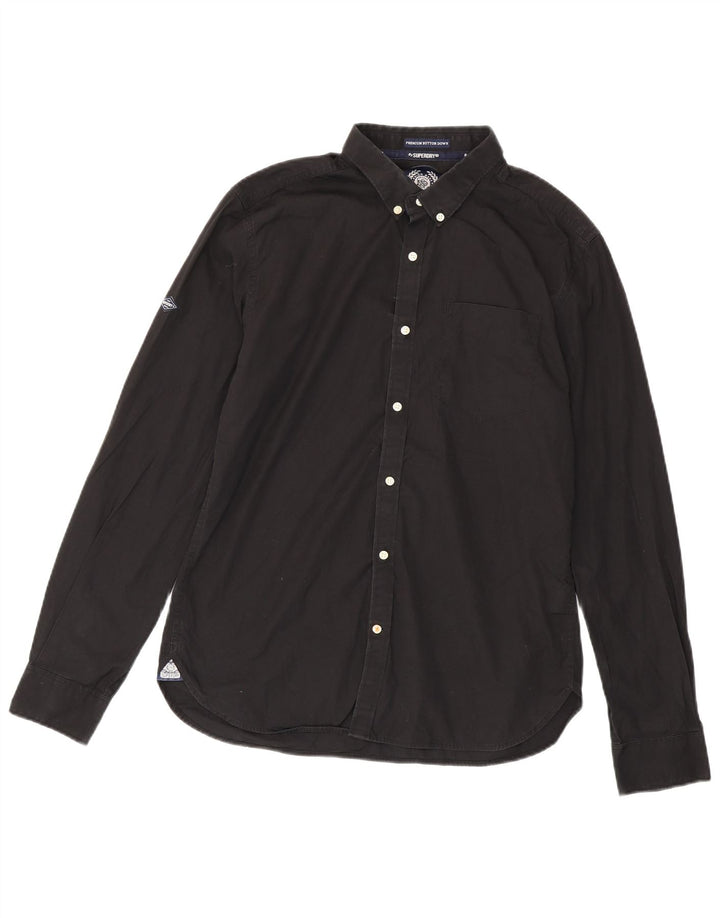 Superdry Mens Shirt XL Black Cotton