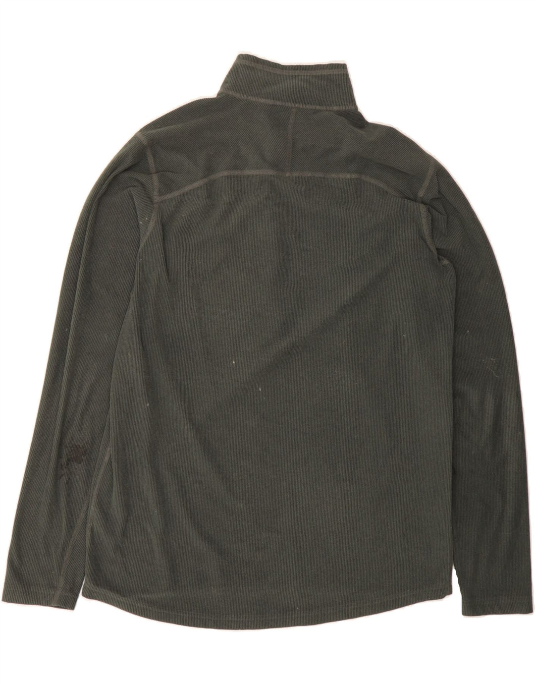 EDDIE BAUER Mens Tall Zip Neck Pullover Tracksuit Top Large Green Vintage Eddie Bauer and Second-Hand Eddie Bauer from Messina Hembry 