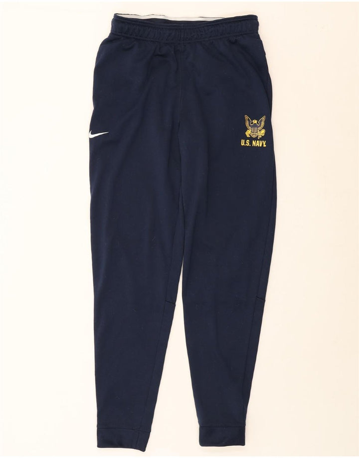 NIKE Mens Dri Fit Tracksuit Trousers Joggers Medium  Navy Blue Polyester Vintage Nike and Second-Hand Nike from Messina Hembry 
