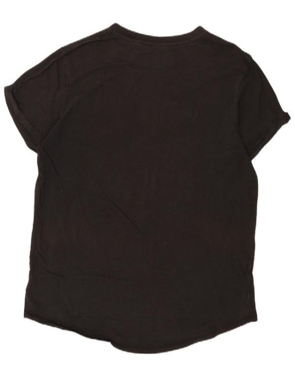 G-Star Mens T-Shirt Top Large Black Cotton
