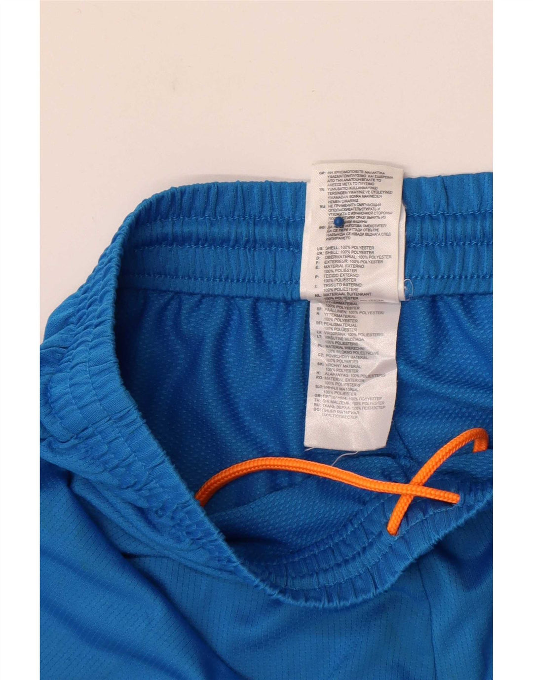 Adidas Mens Graphic Sport Shorts Small  Blue Polyester