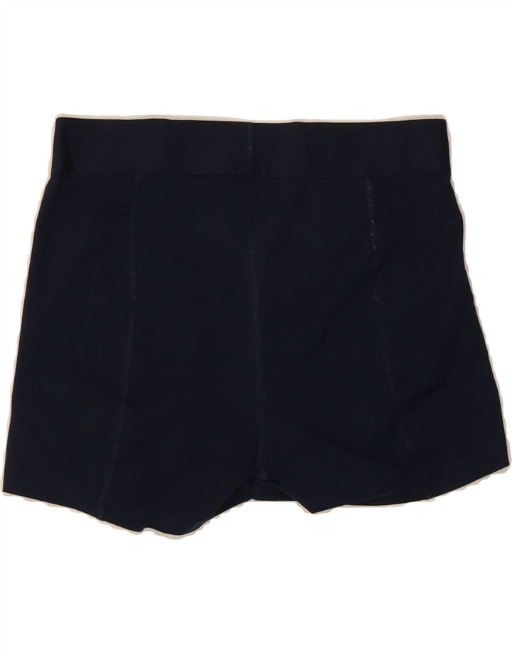 NIKE Womens Dri Fit Sport Shorts UK 12 Medium  Navy Blue Polyester Vintage Nike and Second-Hand Nike from Messina Hembry 
